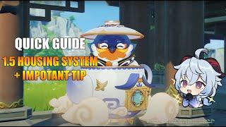 [Guide] 1.5 Housing system | Important TIPs | Genshin Impact