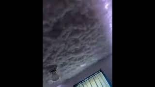 Indoor thunder and lightening storm