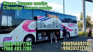 Москва Ташкент автобус 2024 / Moskva Tashkent avtobus