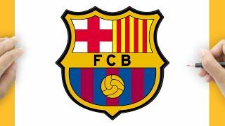 How to Draw the FC Barcelona Logo