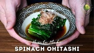 How to Make Spinach Ohitashi Salad (Classic Japanese Side Dish) | Sudachi