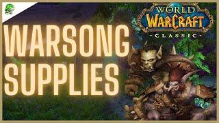 WoW Classic Warsong Supplies