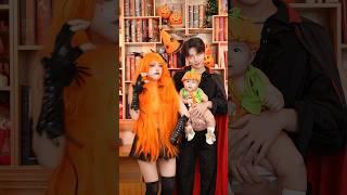 Đu Đủ năm nay hoá trang đi chơi Hallowen cùng bố mẹ hihi  #shorts #tradang #halloween #baby