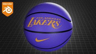 Creating a 3D Custom Basketball in Blender 4.0 | Beginners Tutorial