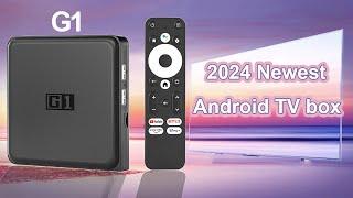 2024 Newest Android TV Box - G1 TV BOX 4K60fps/HDR10+/Chromecast /Dolby Vision