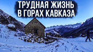 ЗИМНИЙ Поход В ДИКИЕ Горы КАВКАЗА. ЗАШЁЛ В ГОСТИ К ЧАБАНАМ НА 3 ДНЯ. РЕАЛЬНАЯ Жизнь В ГОРАХ.