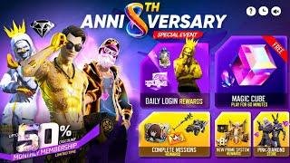 8th Anniversary Event Free Fire | Free Fire New Event | Ff New Event | Upcoming Events In Free Fire