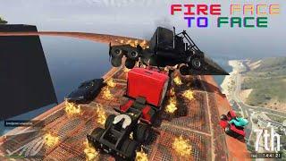 FIRE FACE TO FACE PARKOUR | GTA V #SBTGaming #SBTGaminglive