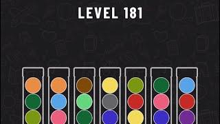 Ball Sort Puzzle Level 181 #ballsortpuzzle #ballsortpuzzlegameplay #puzzlegame #mobilegames