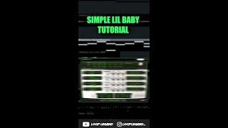 How To Make Simple Beats For Lil Baby | FL Studio Tutorial #Short