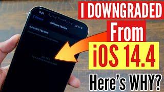 Why I had to downgrade from iOS 14.4 RC? || IT WASN’T READY TO BE RELEASED DEAR APPLE!