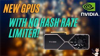 New NVIDIA RTX-30 Series Cards with NO Mining Limiter!