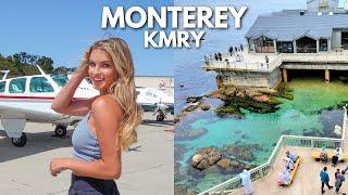 Fly with me to Monterey ft. Deb got a Flat Tire on Landing