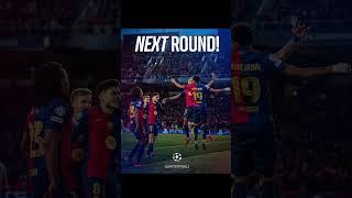 El Barça pasa a cuartos de final de la liga de campeones #barça #football #championsleague