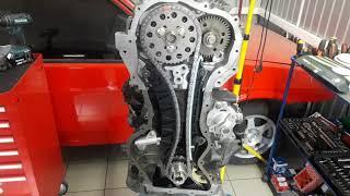 Установка меток газораспределения.Timing chain replacement.Opel Movano-B  2.3 cdti