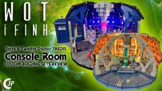 Wot i Fink : Tenth & Twelfth Doctor TARDIS Console Room Custom Building Sets Review