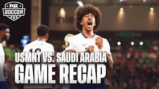 Gold Cup: Saudi Arabia vs. USMNT recap | FOX Soccer