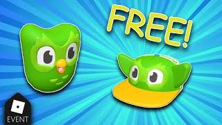 *FREE ITEMS* How to get DUOLINGO BODYSUIT + SNAPBACK CAP! (Roblox Duolingo Game Hub)