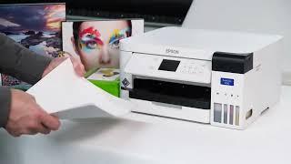 Epson SureColor F100 A4 Dye Sublimation printer - How to load media