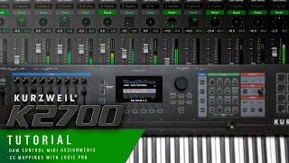 Kurzweil K2700 Tutorial: DAW Control