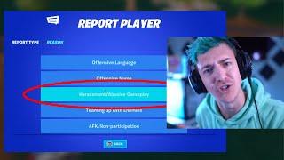 Ninja Goes OFF After Getting Called Out For Reporting This Player!