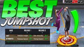 BEST 6'9 JUMPSHOT ON NBA 2K23 CURRENT GEN! 100% GREEN WINDOW! Best Jumpshot + Best Badges