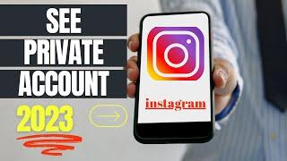 how to See Private instagram Account without following them can you?