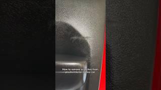 REMOVE scratches from plastic interior !!! #shorts #cars #carfix #cars #viral #viralshorts