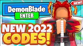 (2022) ALL *NEW* SECRET OP CODES In Roblox Demon Blade Tycoon!