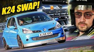 Perfection: K24 Swapped Renault Clio R.S. // Nürburgring