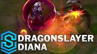 Dragonslayer Diana Skin Spotlight - Pre-Release - League of Legends