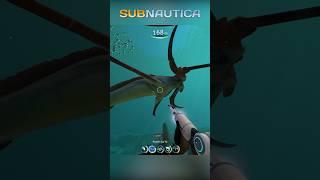 Trying To Scan A Reaper Leviathan #subnautica #diedevdie #reaper #leviathan