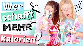 Wer schafft 10 000 KALORIEN?? MONSTER SHAKE | ViktoriaSarina