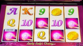 Lucky Lady Charm Deluxe 5 ball BONUS trigger on $10 BET