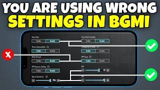 BGMI All New Basic & Advance SETTINGS/CONTROLS | Perfect BGMI Settings Guide | BGMI / Pubg Mobile