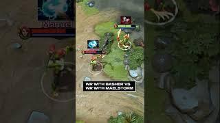 Windranger with Maelstorm vs Skull Basher #windranger #dota2 #1vs1