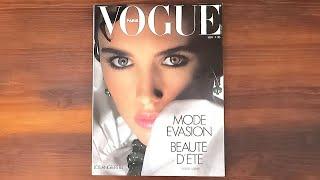 1984 May ASMR Magazine Flip Through: Paris Vogue w Isabelle Adjani, Michelle Pfeiffer, Anouk Aimee