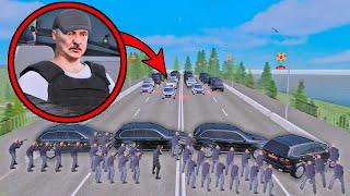 БРИГАДА НАПАЛА НА КОРТЕЖ ЛУКАШЕНКО В GTA CRMP