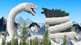 Godzilla Earth vs. The World Serpent (God of War) | EPIC BATTLE!