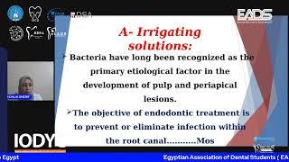 Dr. Dalia Abd El Hamid Sherif ( Guide For Chemical Aids In Endodontics )