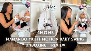 IS IT WORTH IT? REVIEW + UNBOXING OF 4moms MAMAROO MULTI MOTION BABY SWING