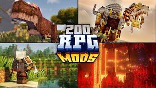 TOP 200 RPG Minecraft Mods For 1.20.4 / 1.19.2 | Ep. 1 (2024) [Forge/Fabric]