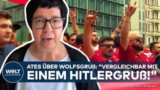 EM 2024: Wolfsgruß bei Türkei-Spiel in Berlin! "Auch kleine Kinder!" Rechtsextreme Fans in Berlin!