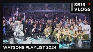 [SB19 VLOGS] Watsons Playlist 2024