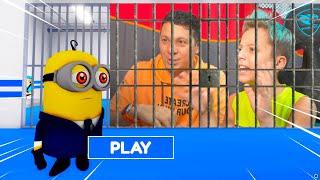 ПОБЕГ ОТ МИНЬОНОВ БАРРИ в ROBLOX! Barry's Prison Run Minions