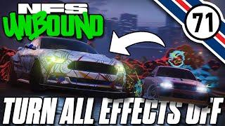 Can You Turn Off The Cartoon Effects In NFS Unbound? (Need For Speed 2022)