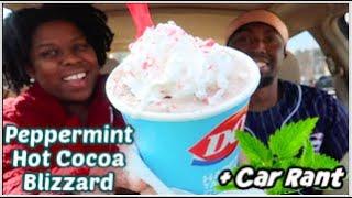 Dairy Queen Peppermint Hot Cocoa Blizzard | December Blizzard of the Month #CarRants