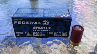 Federal 12 Gauge Shorty/Mini Shells 1 Ounce Slug - Breakdown