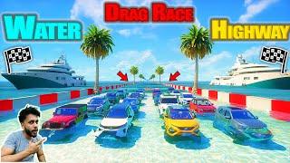 Powerful Indian SUVs Extreme Water Highway Drag Race GTA 5