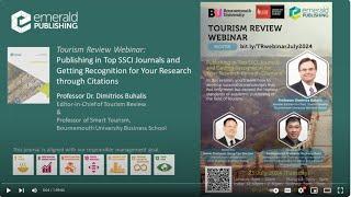 TR webinar Buhalis Publishing in Top SSCI Journals and Getting Recognition for Research/Citations